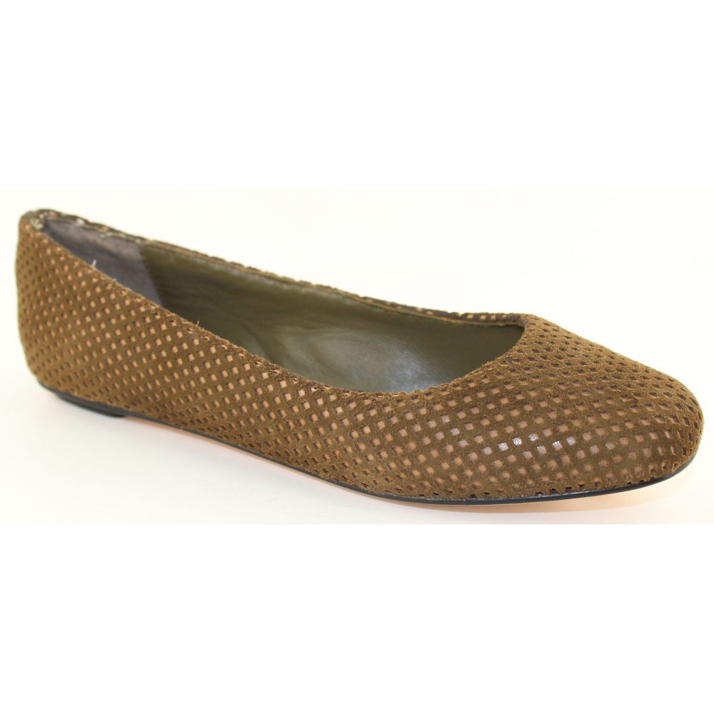 Dolce Vita Nicolette Green Suede Ballet Flats 7 M